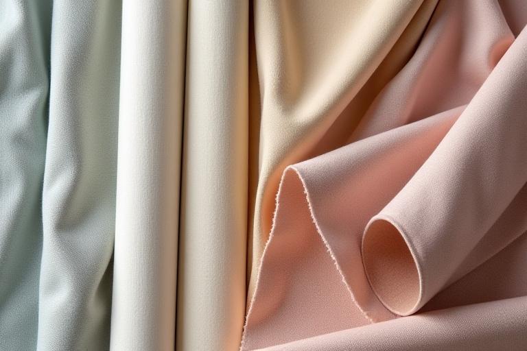 Rollo de tela de tapicería de alta calidad con diferentes texturas y colores.